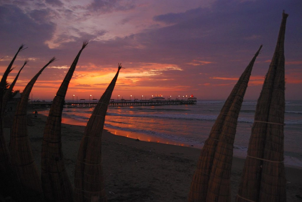 Sunset en Playa Huanchaco